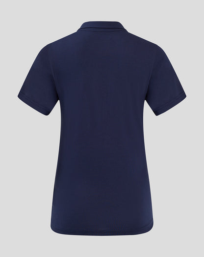 Women's Cotton Leisure Polo - Peacoat