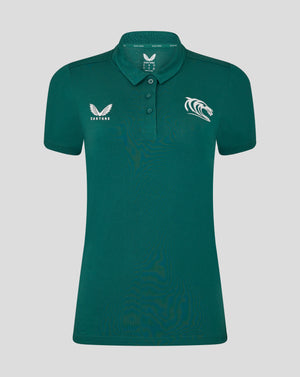 Leicester Tigers Women's 25/26 Training Polo - Botanical