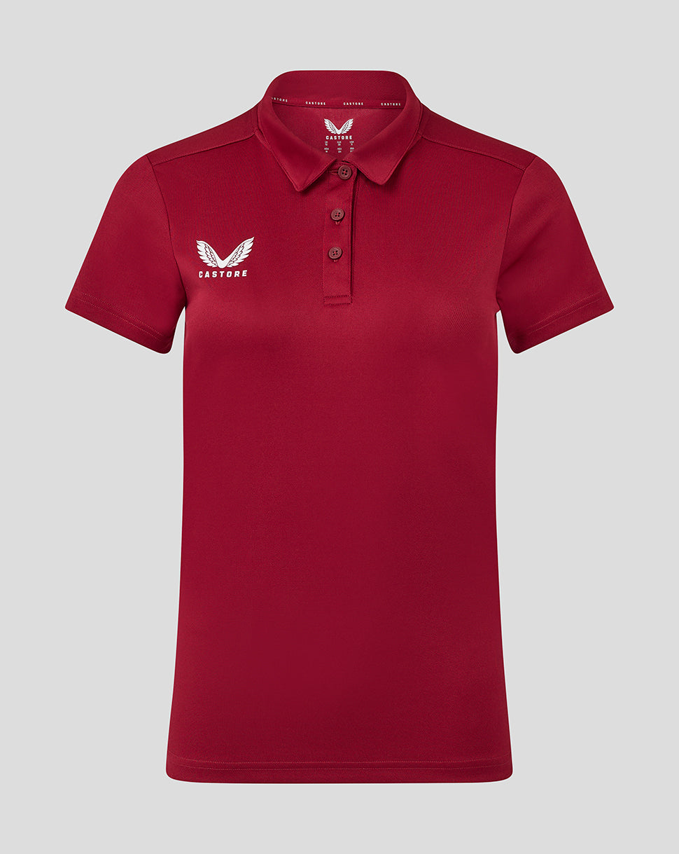 Womens Performance Polo - Biking Red