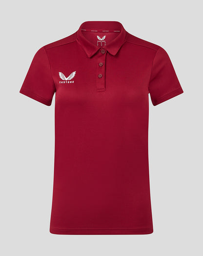 Womens Performance Polo - Biking Red