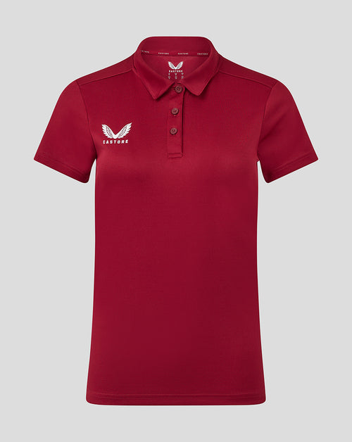 Womens Performance Polo - Biking Red
