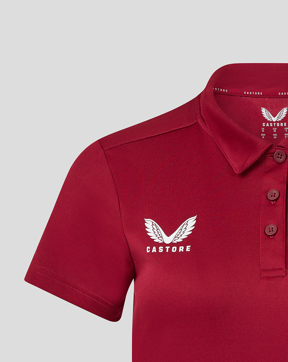 Womens Performance Polo - Biking Red
