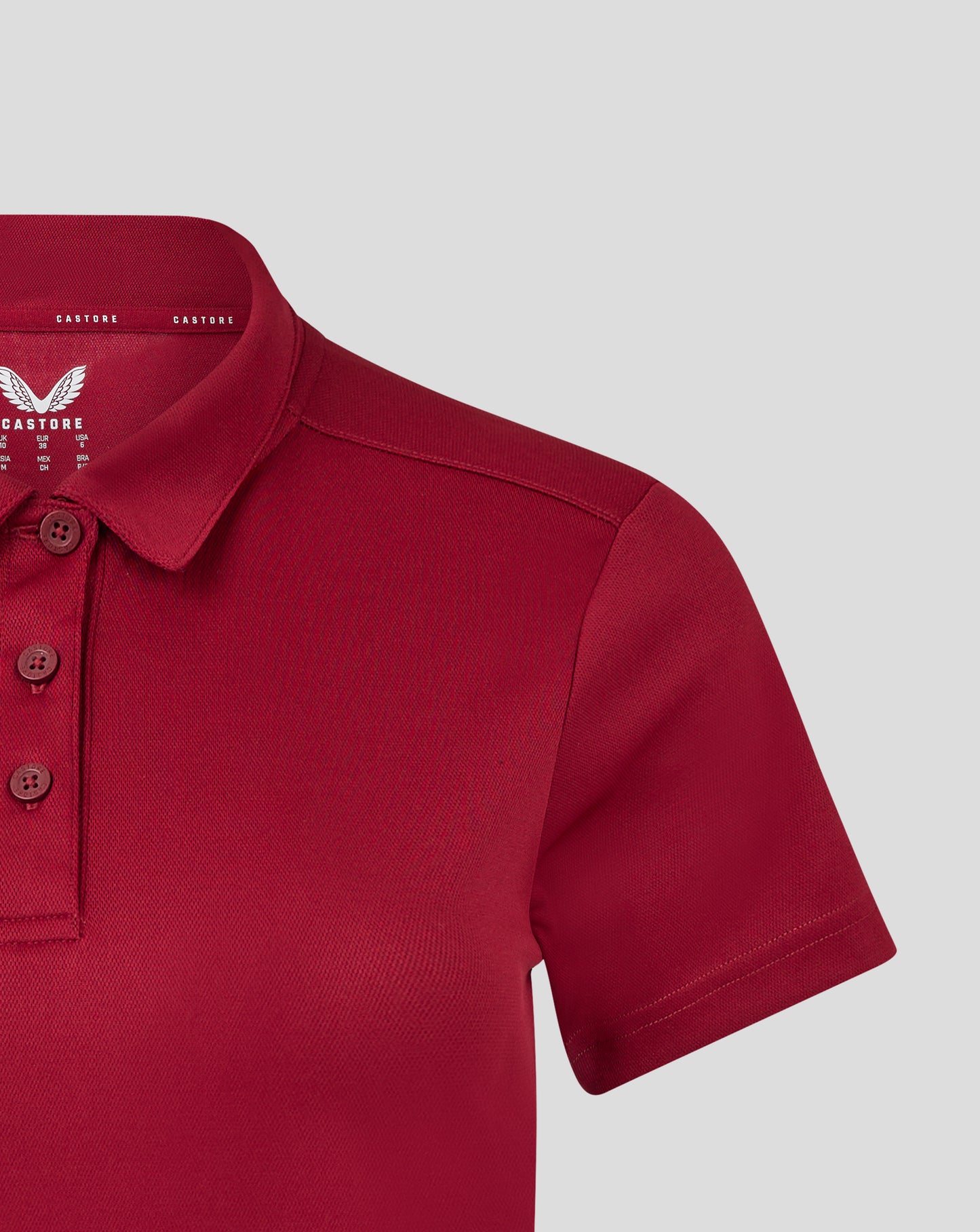 Womens Performance Polo - Biking Red