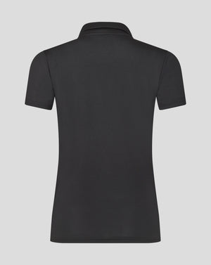 Leicester Tigers Women's 25/26 Short Sleeve Training Polo - Caviar