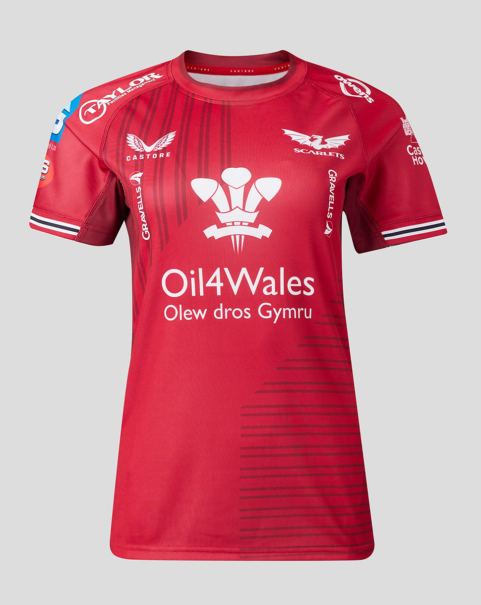 Scarlets Damen 23/24 Heim Trikot - Rot