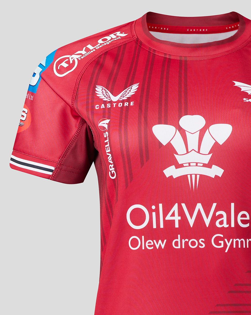 Scarlets Damen 23/24 Heim Trikot - Rot