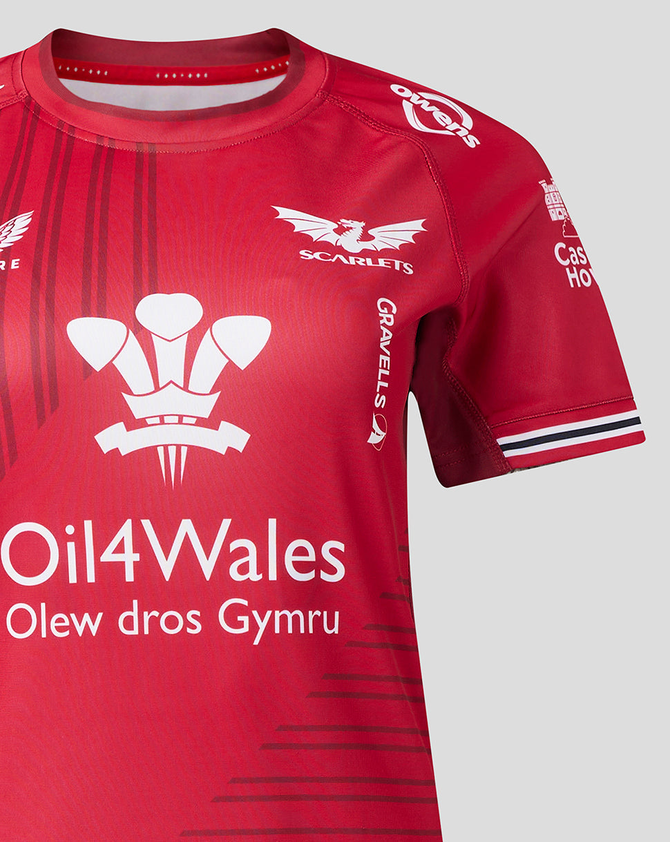Scarlets Damen 23/24 Heim Trikot - Rot