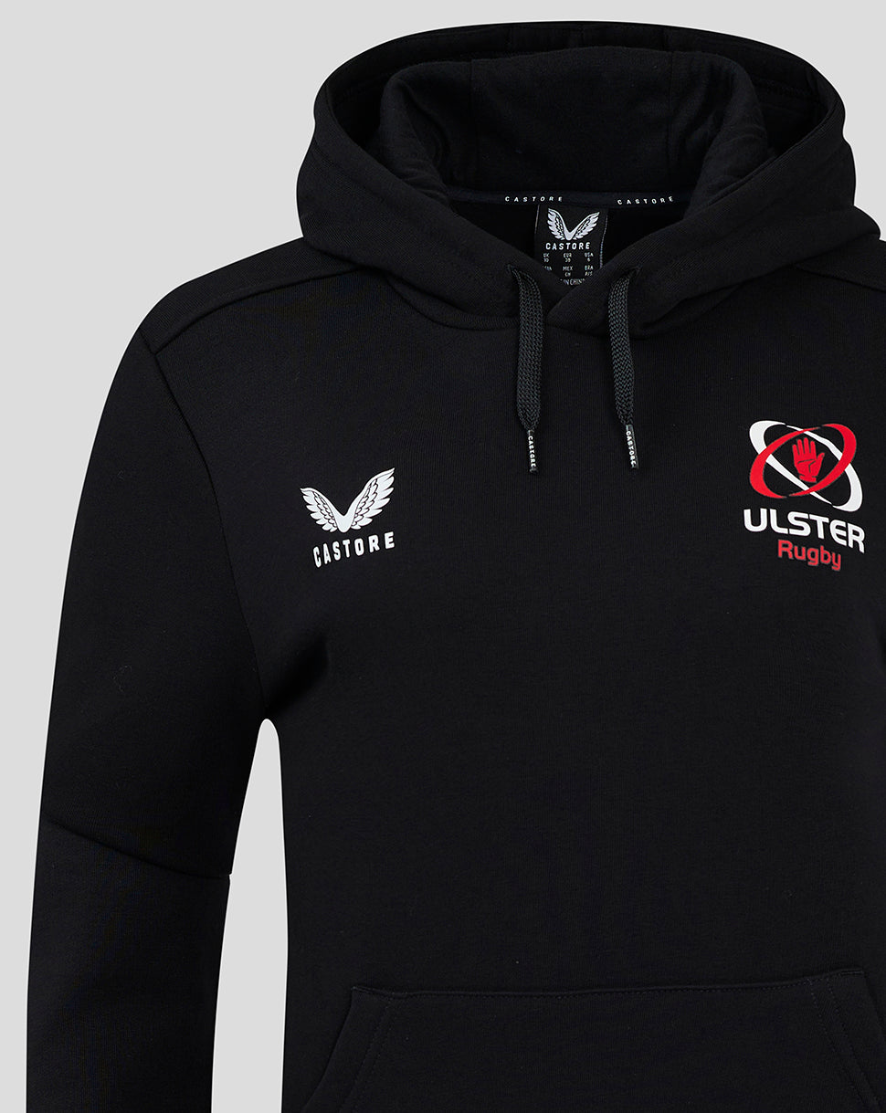 ULSter Womens 24/25 Cotton Rich Brushed Back Hoody - Caviar