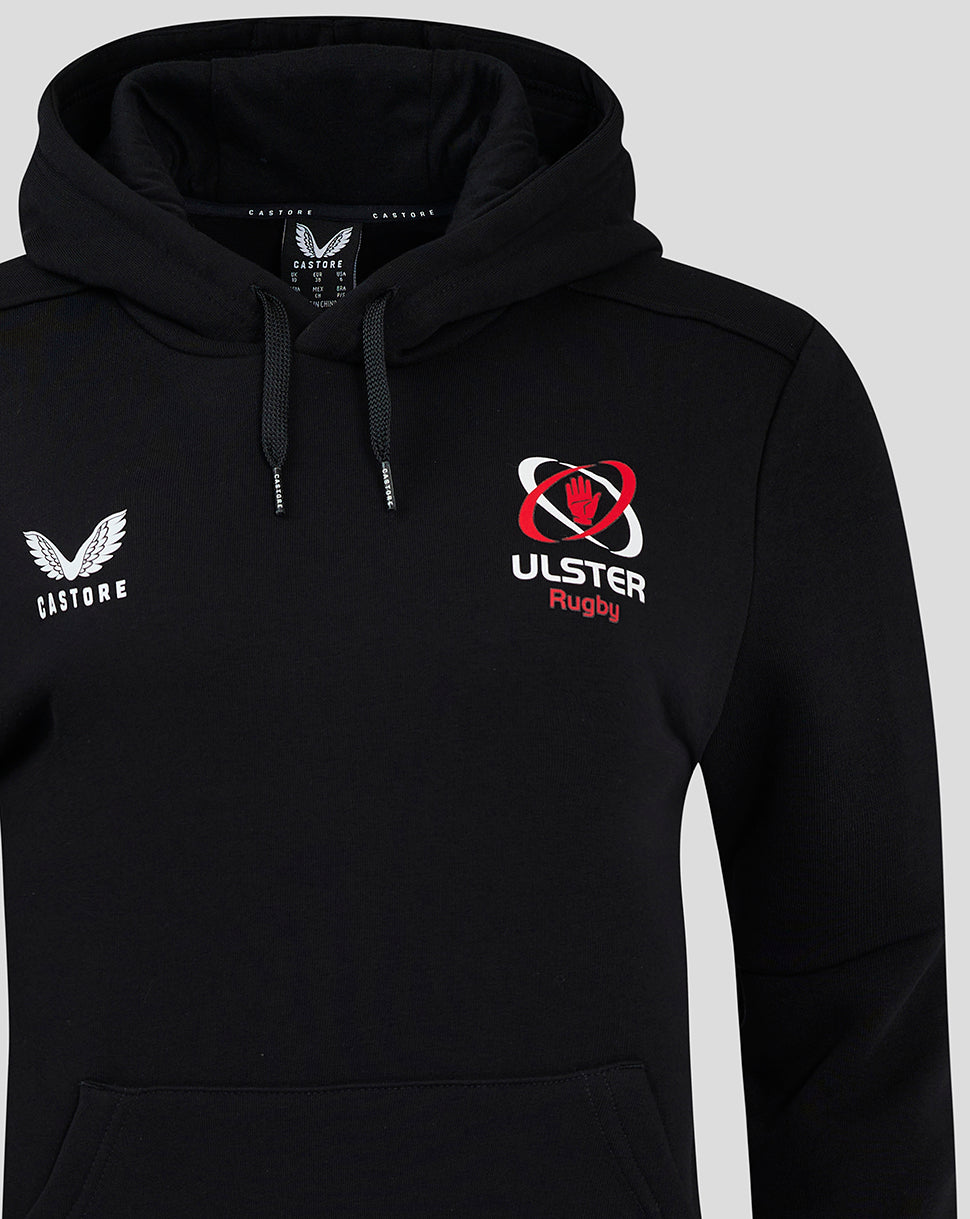 ULSter Womens 24/25 Cotton Rich Brushed Back Hoody - Caviar