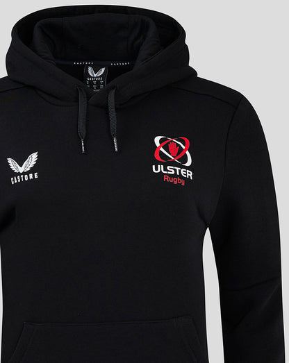 ULSter Womens 24/25 Cotton Rich Brushed Back Hoody - Caviar