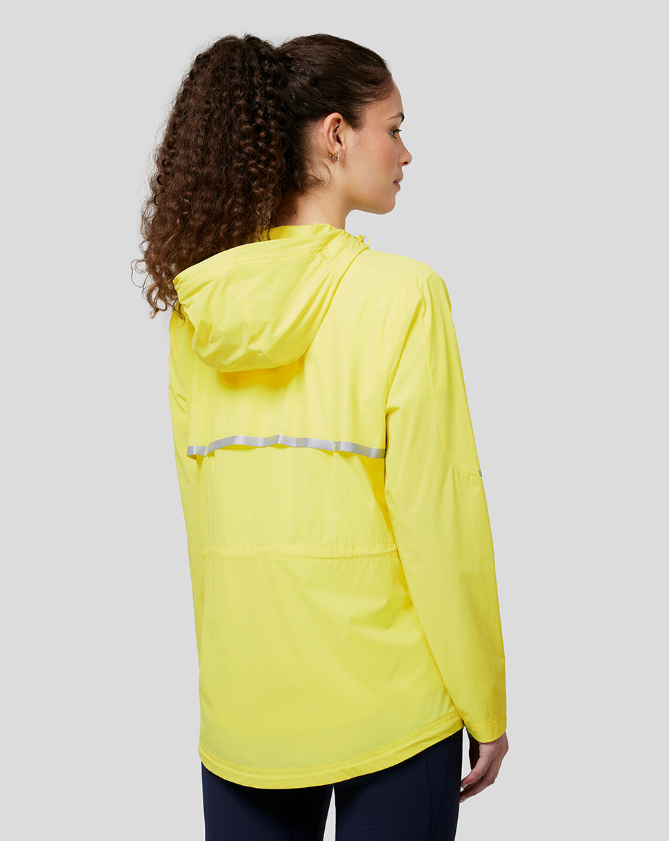 Oracle Red Bull Racing Womens Active Dual Brand Wind Breaker - Safety Yellow - Safety Yellow