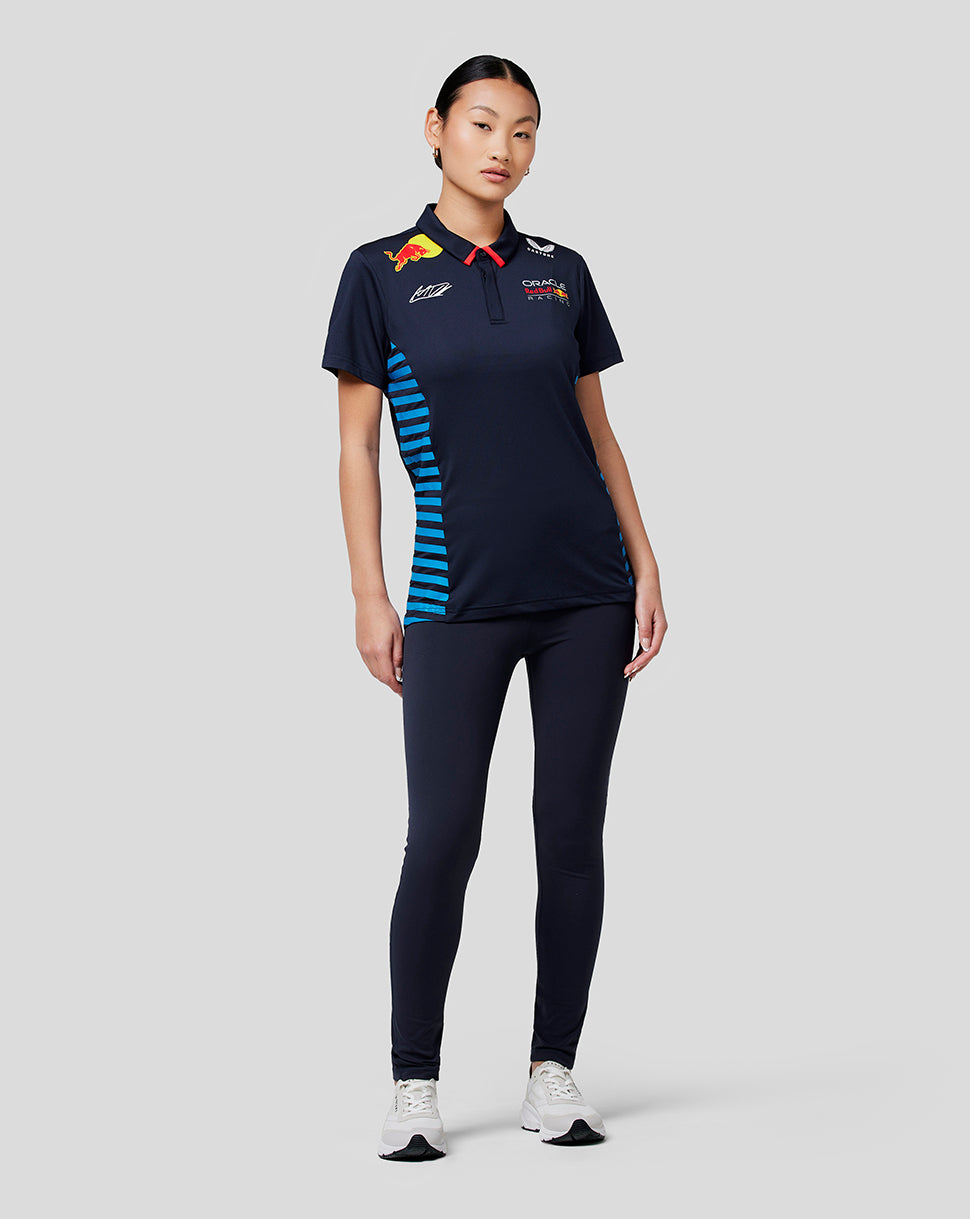 Oracle Red Bull Racing dames Official Teamline Max Verstappen poloshirt met korte mouw - Night Sky