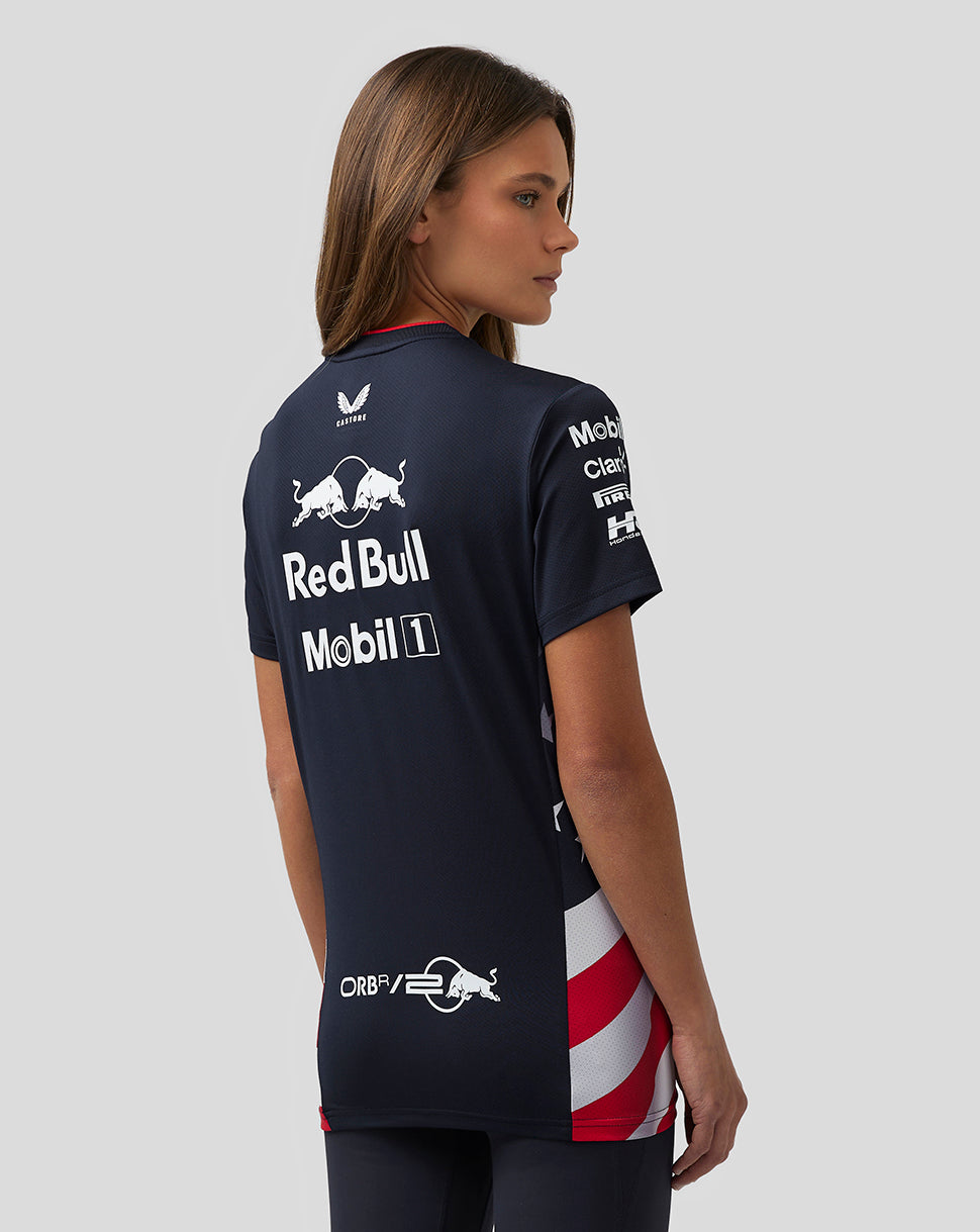 Camiseta Oracle Red Bull Racing Mujer Official Teamline America Race Team – Cielo nocturno - Night Sky