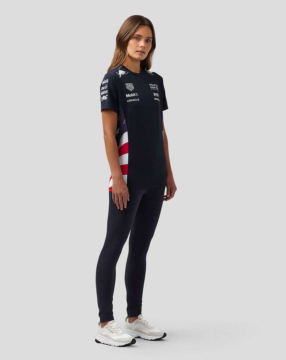 Camiseta Oracle Red Bull Racing Mujer Official Teamline America Race Team – Cielo nocturno - Night Sky