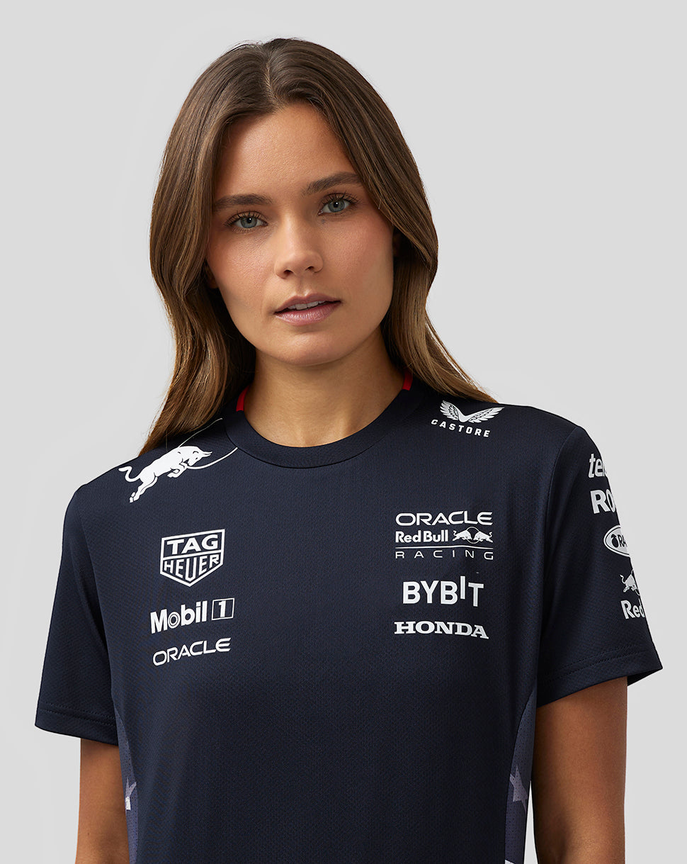Camiseta Oracle Red Bull Racing Mujer Official Teamline America Race Team – Cielo nocturno - Night Sky
