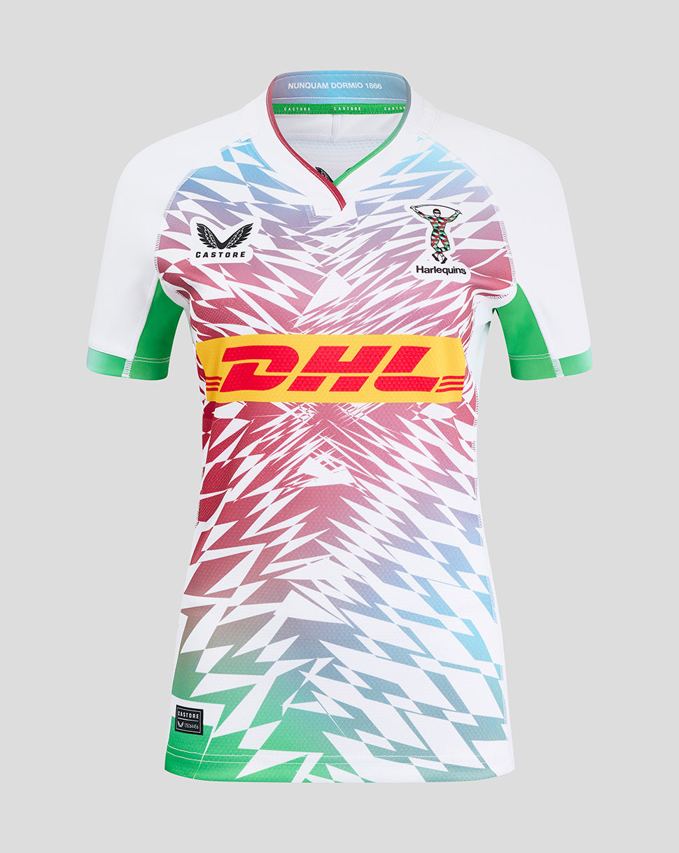Harlequins Dames 24/25 Pro Uit Shirt - Wit