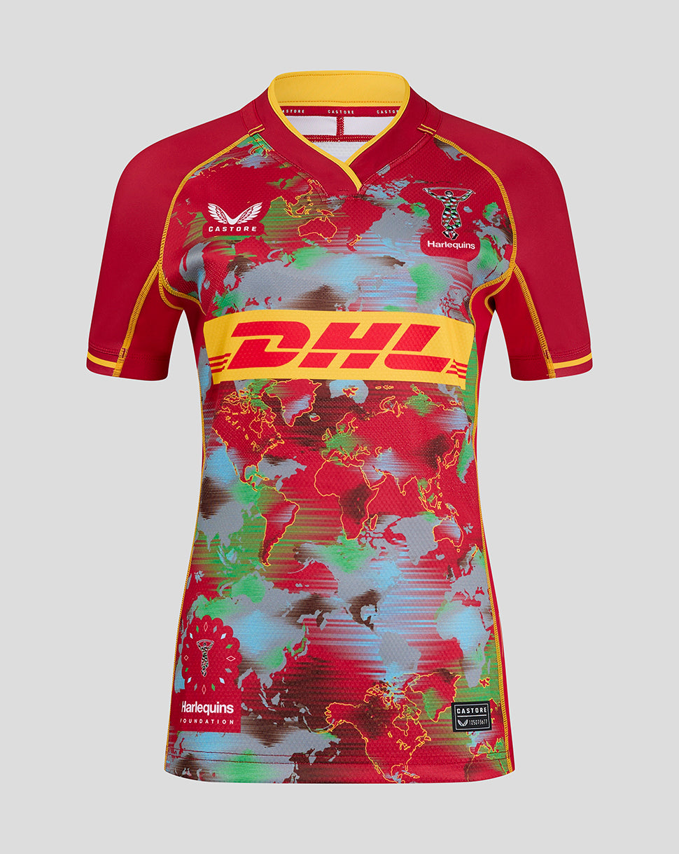 Camiseta Harlequins Mujer Pro Big Game 24/25 - Rojo