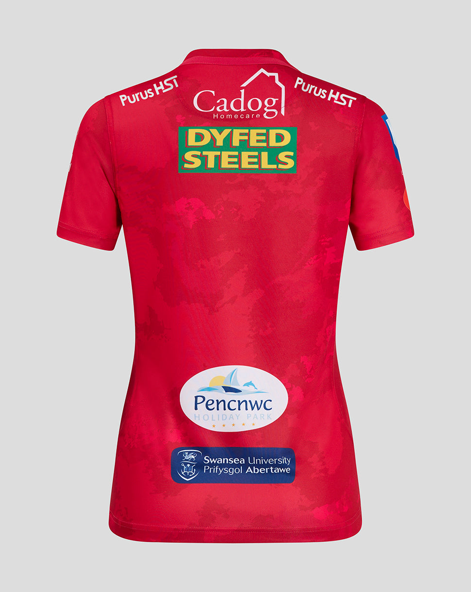 Scarlets Damen 24/25 Heim Trikot - Scarlet/Scarlet Sage