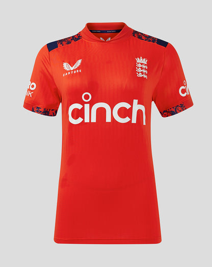 England Cricket Women's 24/25 T20 Short Sleeve Shirt