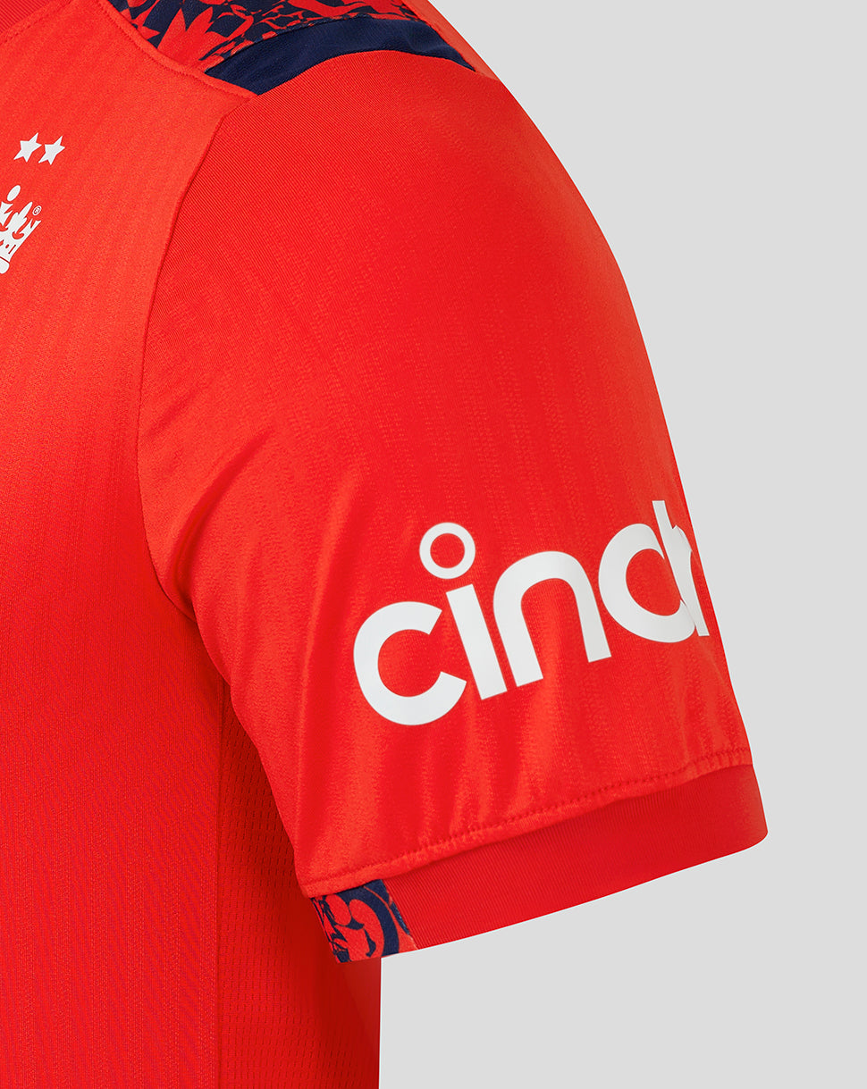 Camiseta England Cricket Mujer 24/25 T20 World Cup - Rojo