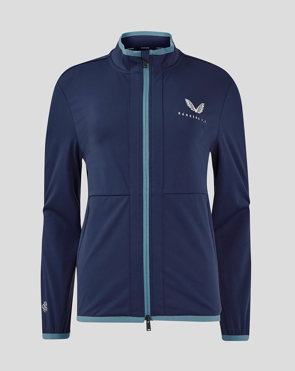 Rangers Damen 24/25 Travel Jacke - Marineblau