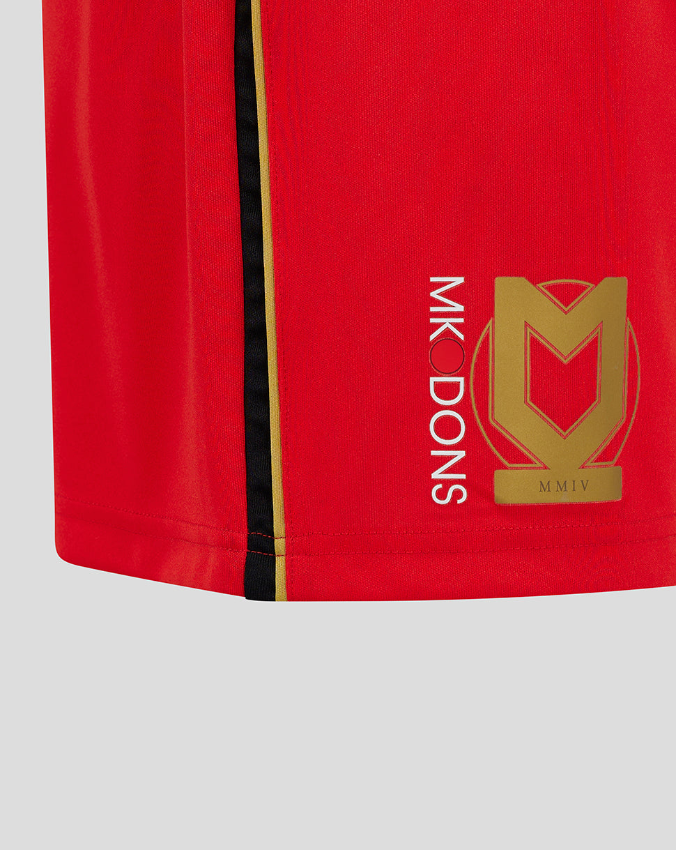 Mk Dons Damen 24/25 Auswärts Shorts - Rot