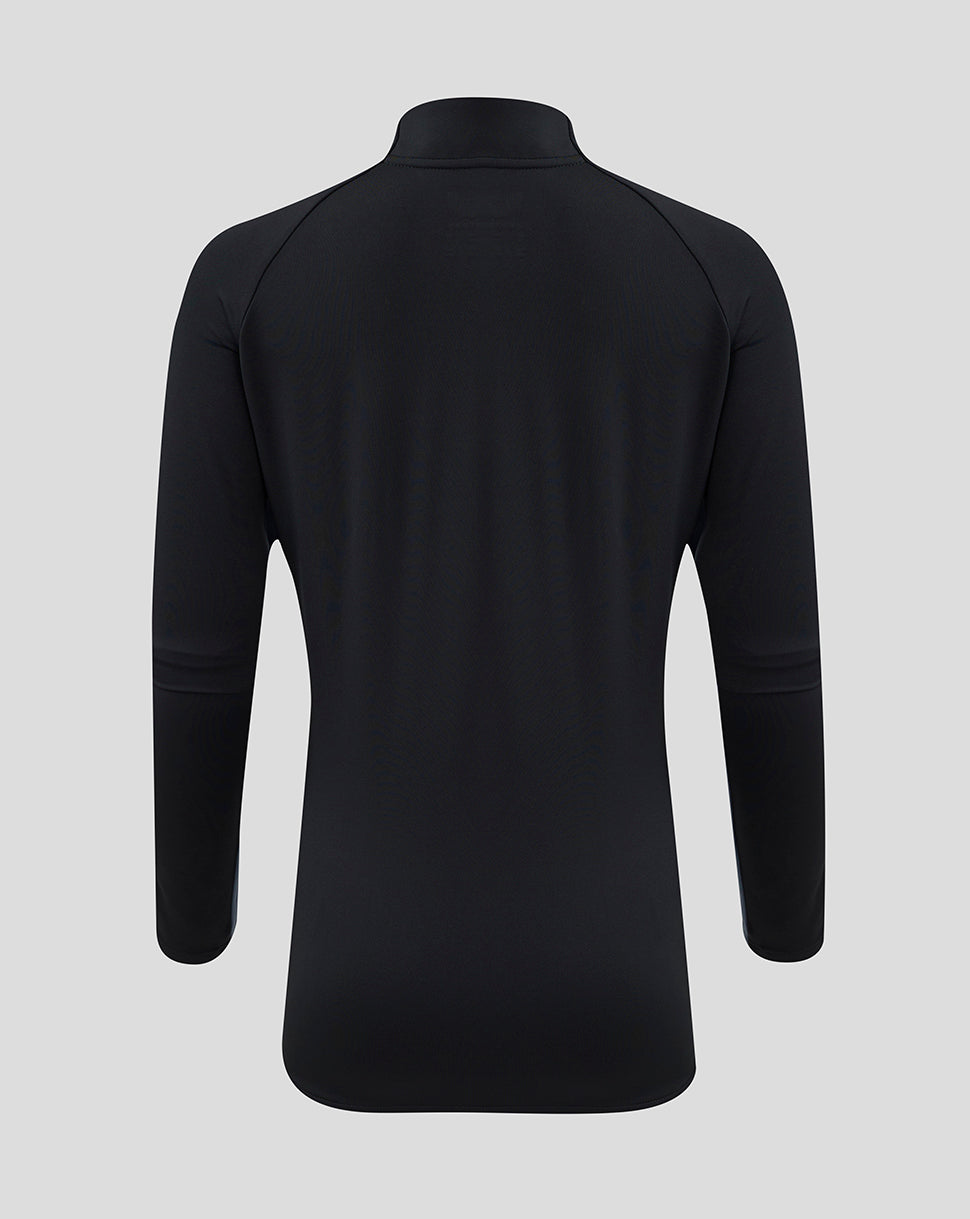 Saracens Damen 24/25 Trainings-1/4-Zip – Schwarz - Schwarz