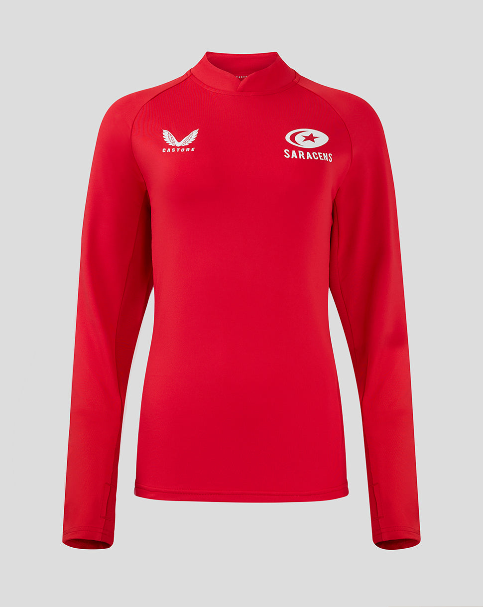 Saracens Women's 24/25 Training Mid-Layer - Red