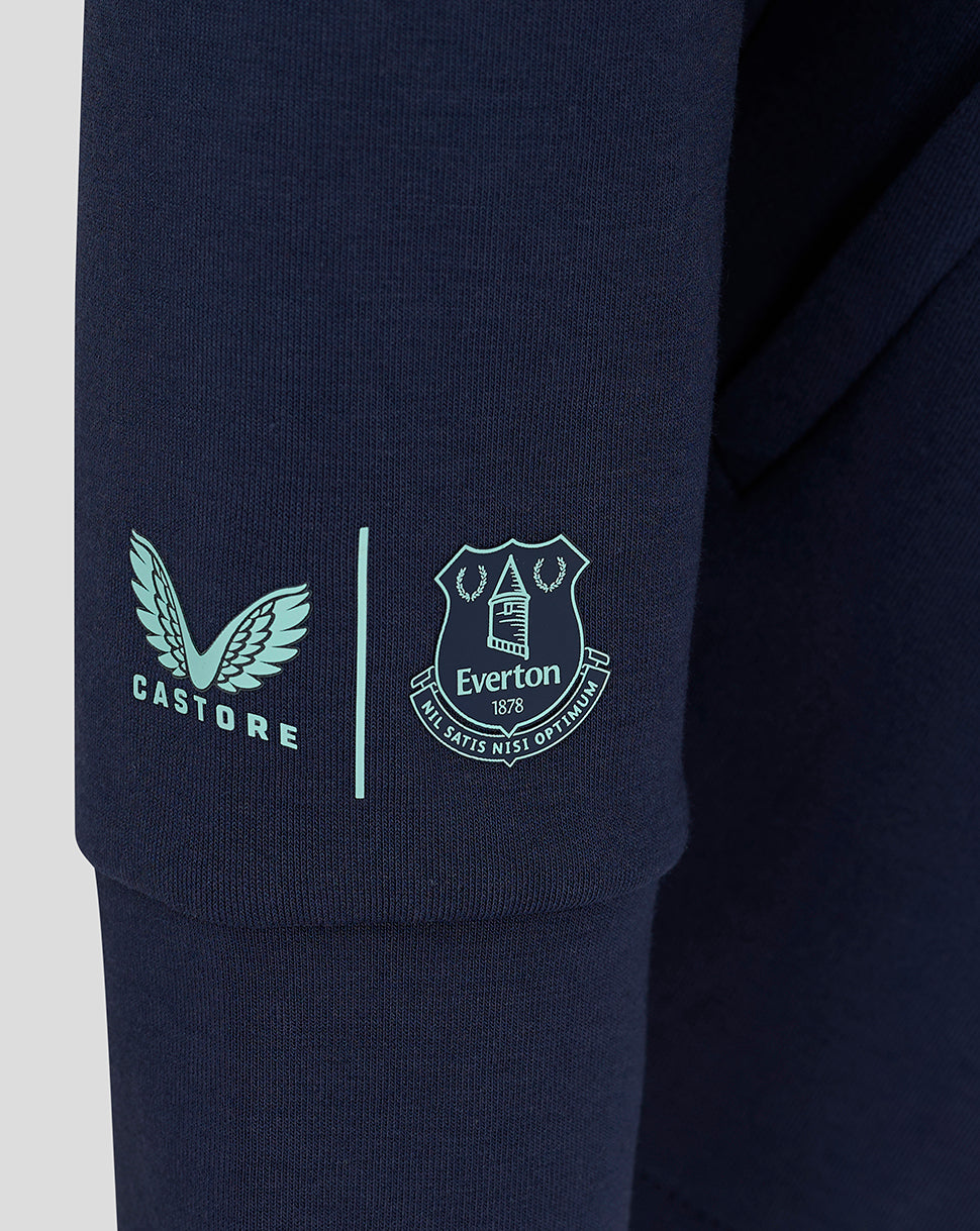 Everton 24/25 Women's Hooded Travel Jacket - Navy