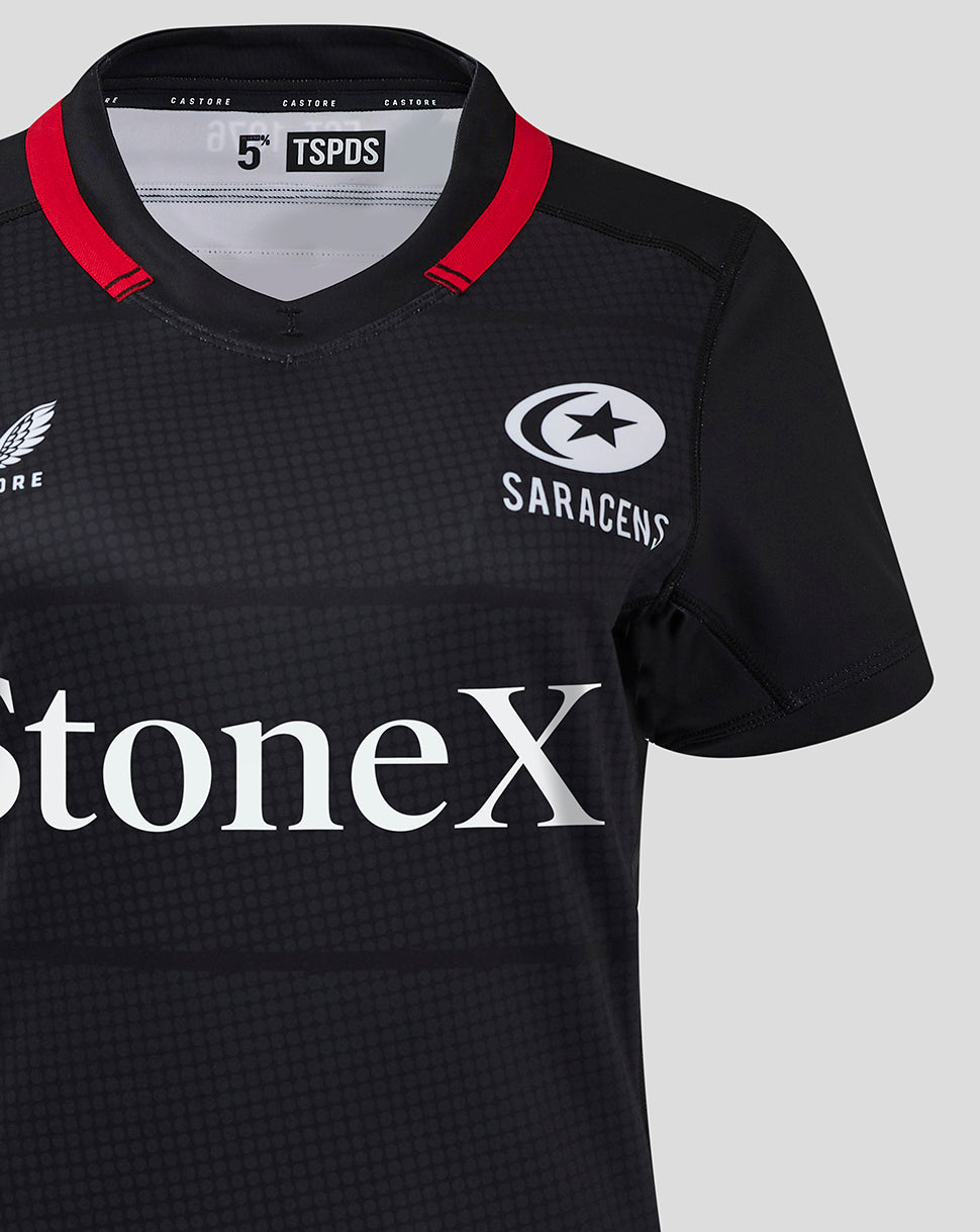 Saracens Women's 24/25 Home Shirt - Black