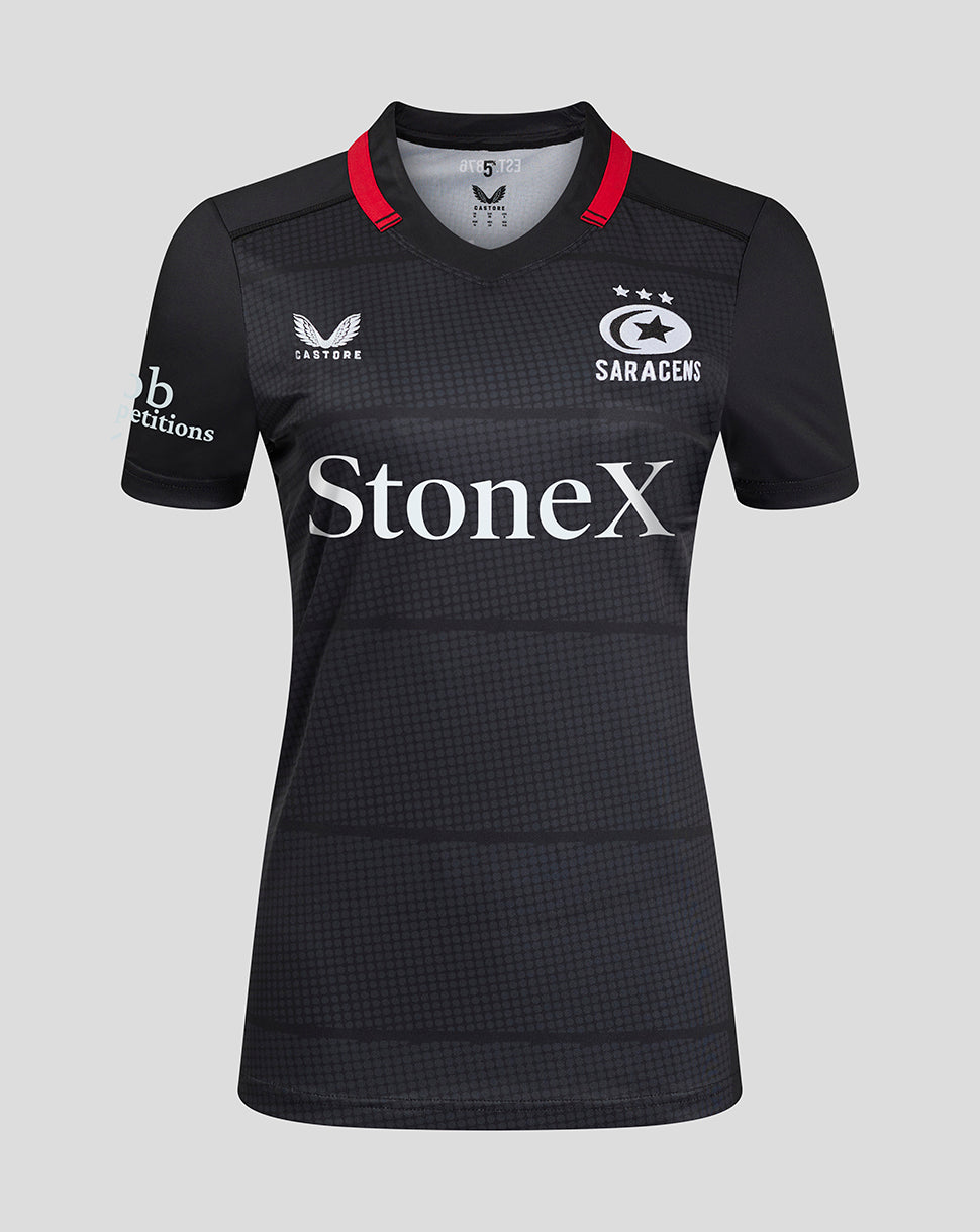 Saracens Women's 24/25 Home Shirt - Black