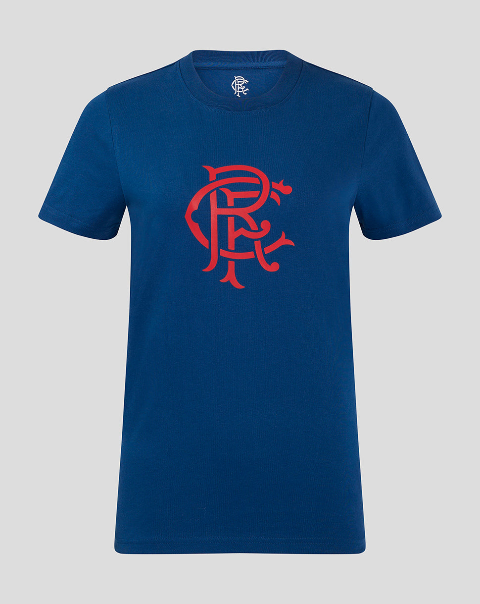 Prenda superior Rangers Mujer Core Fan Crest – Azul marino - Azul marino/Azul