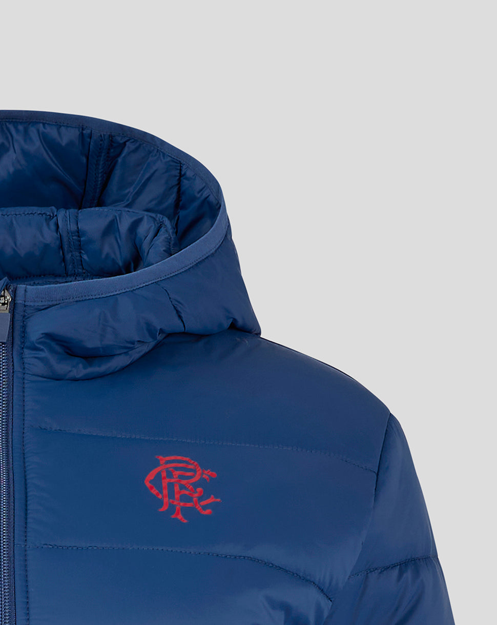 Rangers Damen Core Fan Steppjacke – Marineblau - Marineblau/Blau