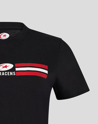 Saracens Women's Classic Cotton Tee - Black