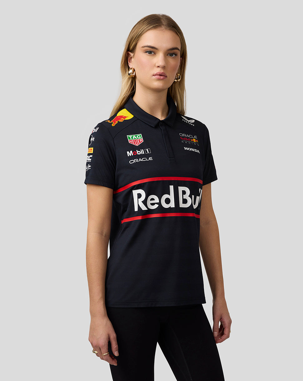 Oracle Red Bull Racing dames Teamline poloshirt met korte mouw – Night Sky - Night Sky