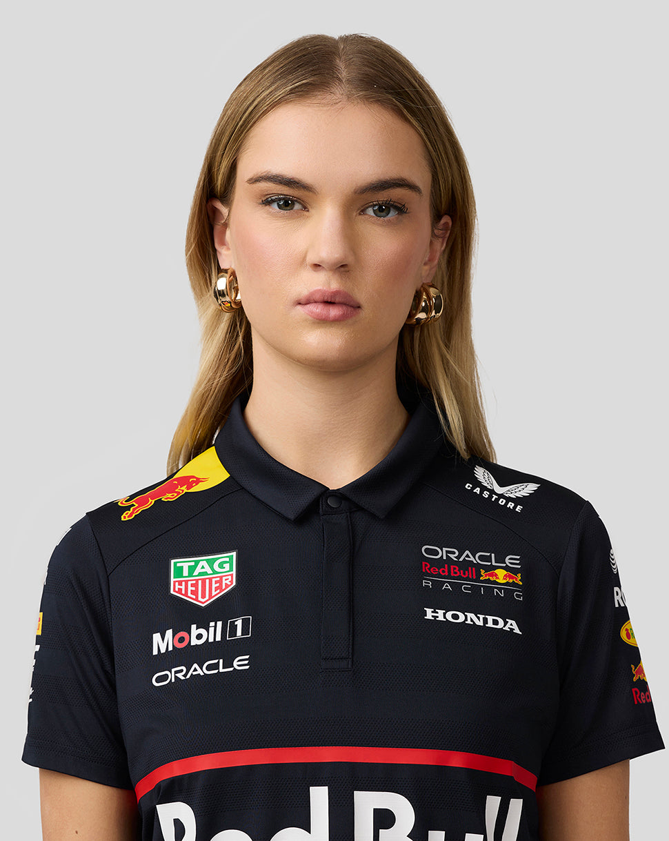 Oracle Red Bull Racing dames Teamline poloshirt met korte mouw – Night Sky - Night Sky