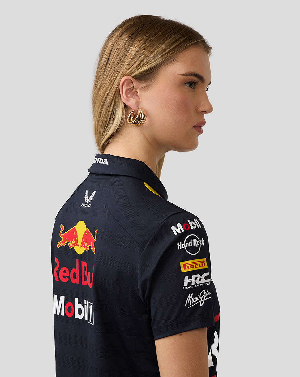 Oracle Red Bull Racing dames Teamline poloshirt met korte mouw – Night Sky - Night Sky