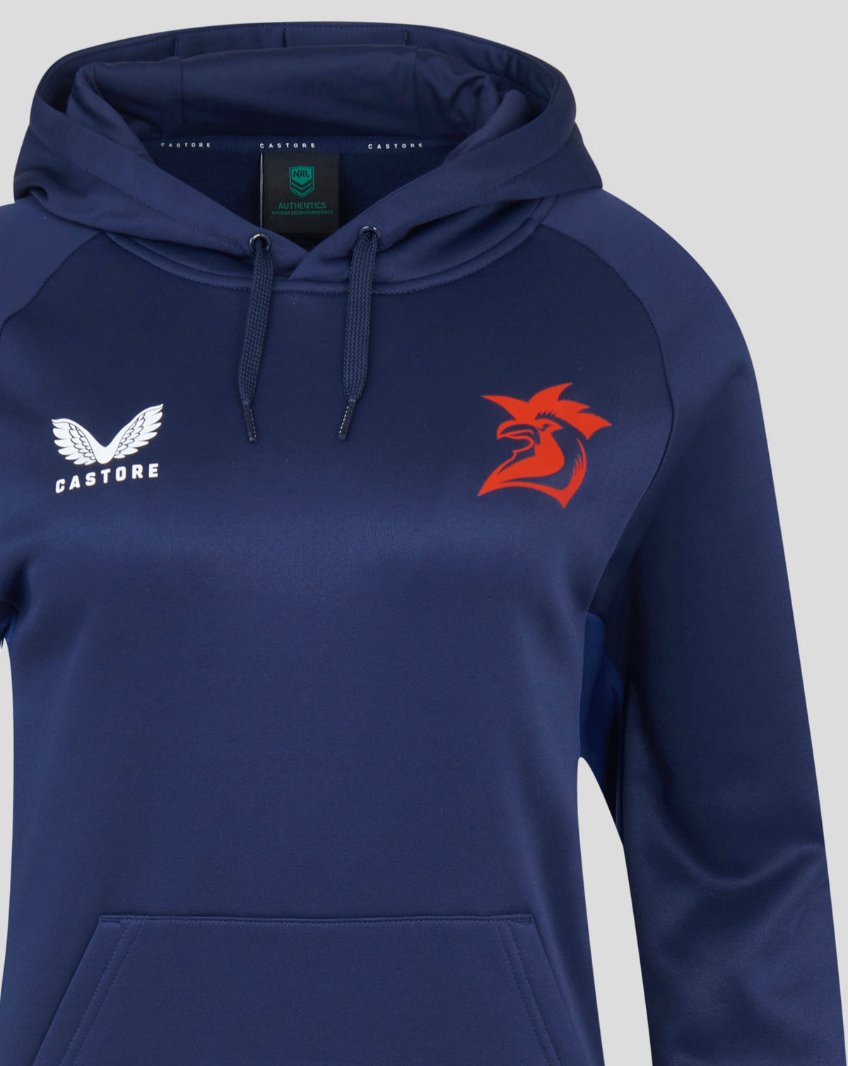 Sydney Roosters 2025 Damen Pro Players Hoodie - Marineblau