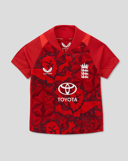 England Cricket T20 Infant Short Sleeve Shirt 25/26
