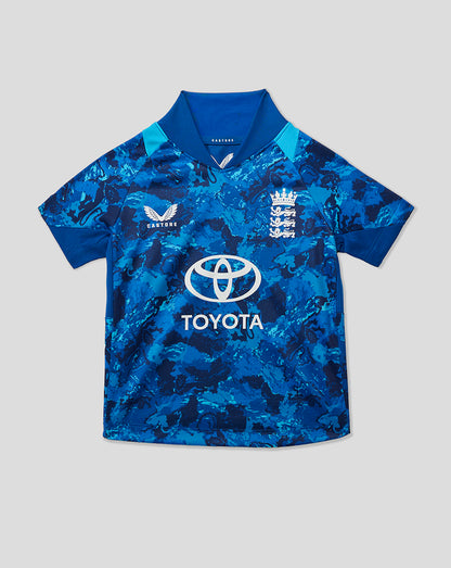 England Cricket Odi Infant Short Sleeve Shirt 25/26