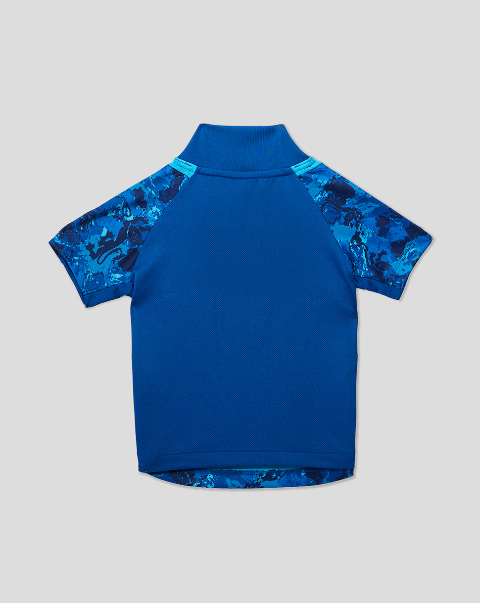 England Cricket ODI Baby Kurzarm-Trikot 25/26 - Blau/Swim Cap