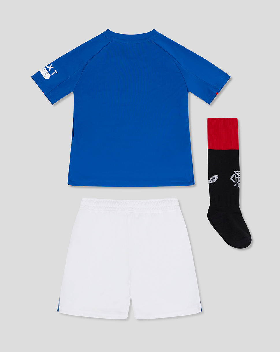 Rangers Baby 24/25 Heim Nested Trikotsatz - Blau/Rot