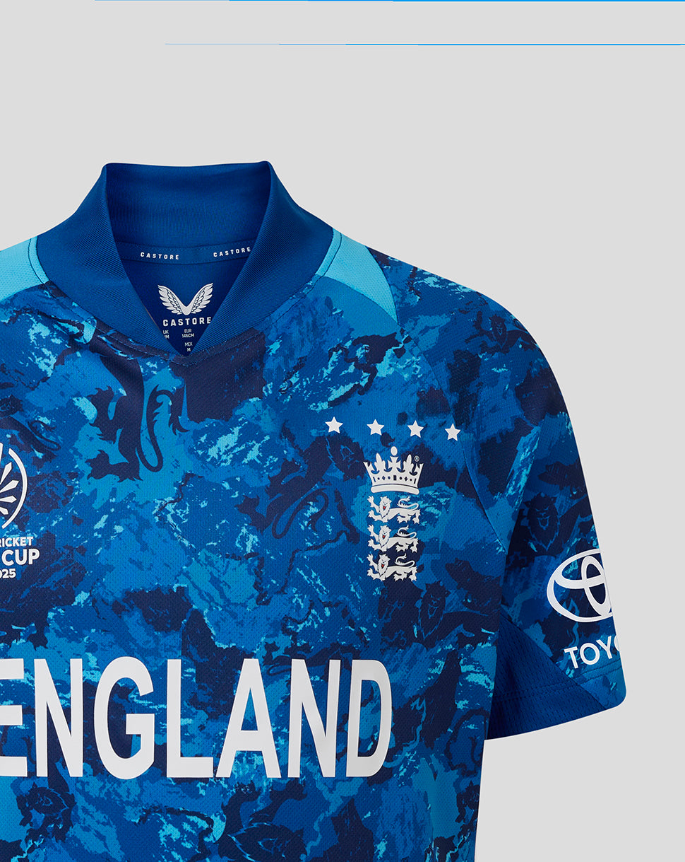 England Cricket Odi World Cup Junior 25/26 Replica Trikot - Blau