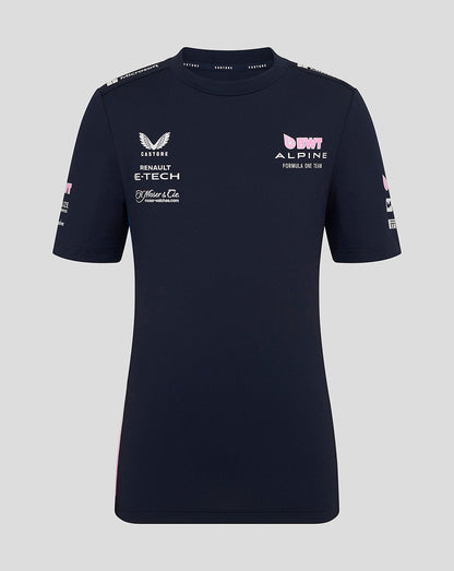 Bwt Alpine Formula One Team Junior Official Set Up T-Shirt - Navy
