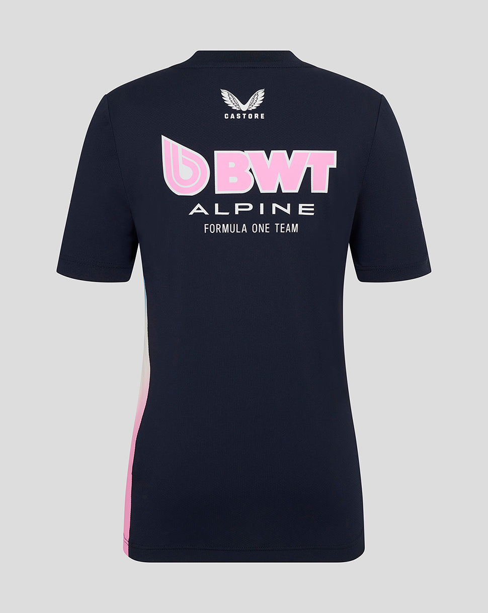 Bwt Alpine Formula One Team Junior Official Set Up T-Shirt - Navy