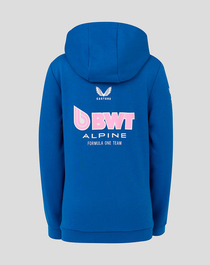 Bwt Alpine F1 Team Kit Juniors Pullover Hoodie - Lapis Blue