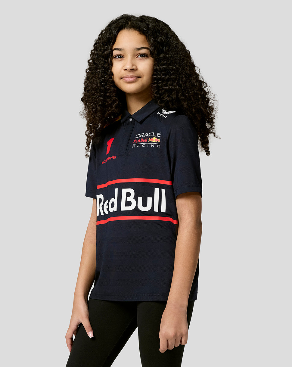 Polo de manga corta Teamline Max Verstappen Oracle Red Bull Racing junior - Night Sky
