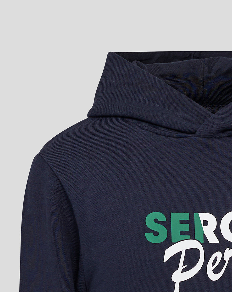 Oracle Red Bull Racing Junior Sergio Perez Flag Pullover Hoodie - Night Sky