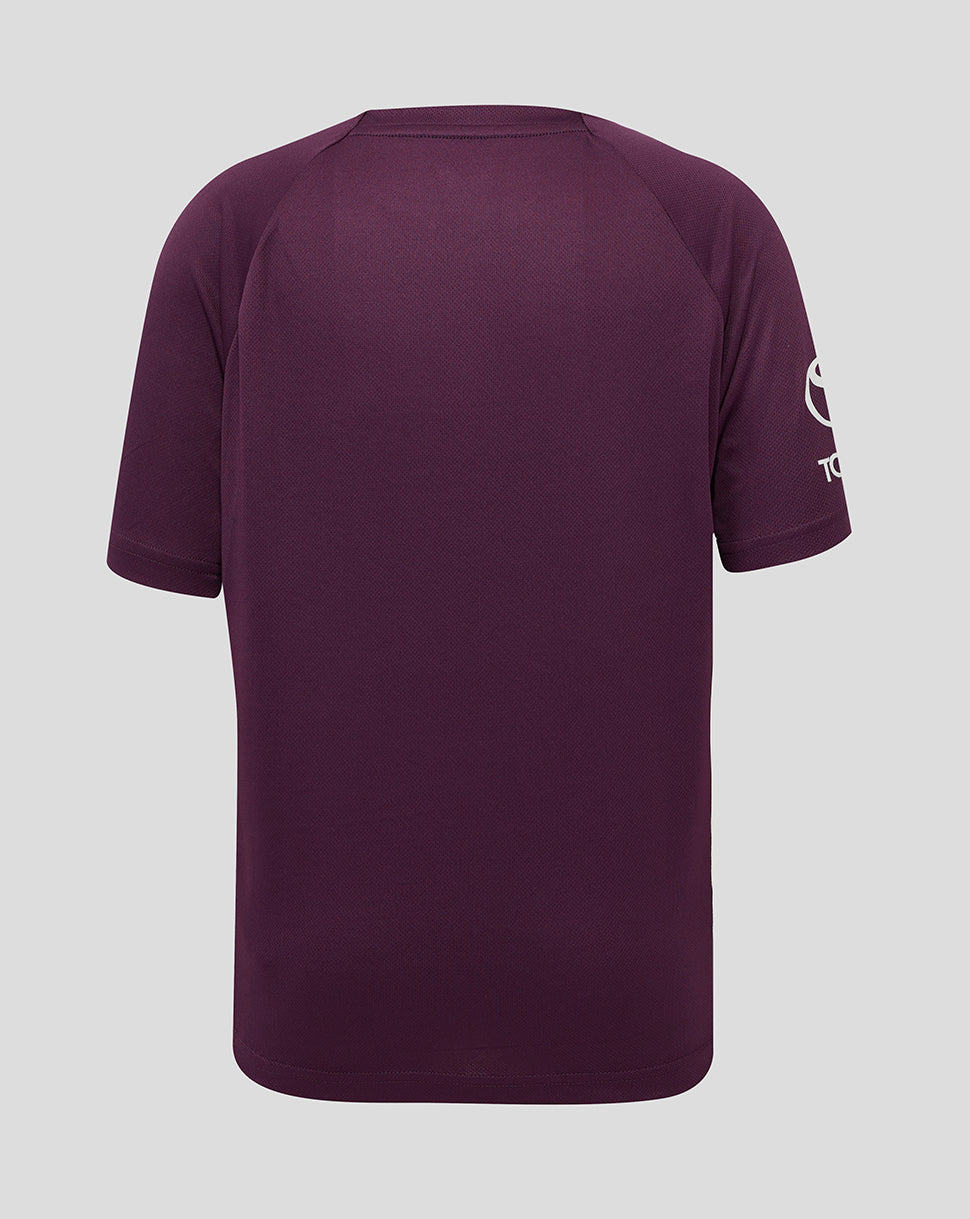 England Cricket training junior T-shirt met korte mouw 25/26 - Paars