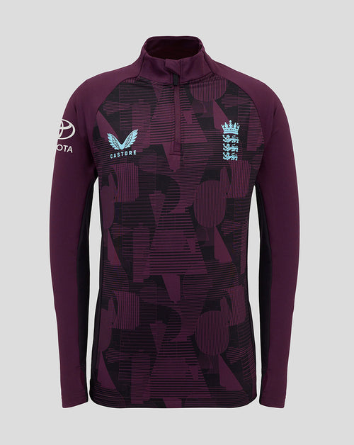England Cricket Training Junior 1/4 Zip Top 25/26